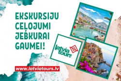 Atpūtas un ceļojumu piedāvājumi 13.03.2025 - 22.03.2025 ESKURSIJU CEĻOJUMI JEBKURAI GAUMEI! Latvia Tours